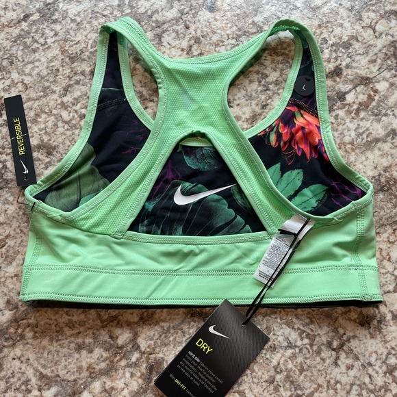 ❌SOLD!❌ NWT! Nike NP Bra Classic Reverse Tropical Sports Bra size Girl’s Large - Picture 11 of 13